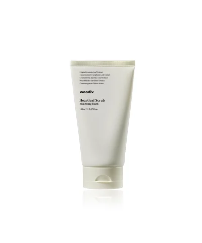 WOODIV HEARTLEAF SCRUB CLEANSING FOAM copy SKN STUDIO