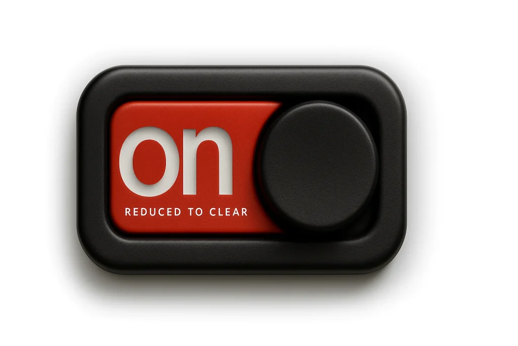 reduced to clear