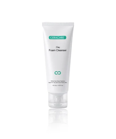 ceracare clay foam cleanser skn studio